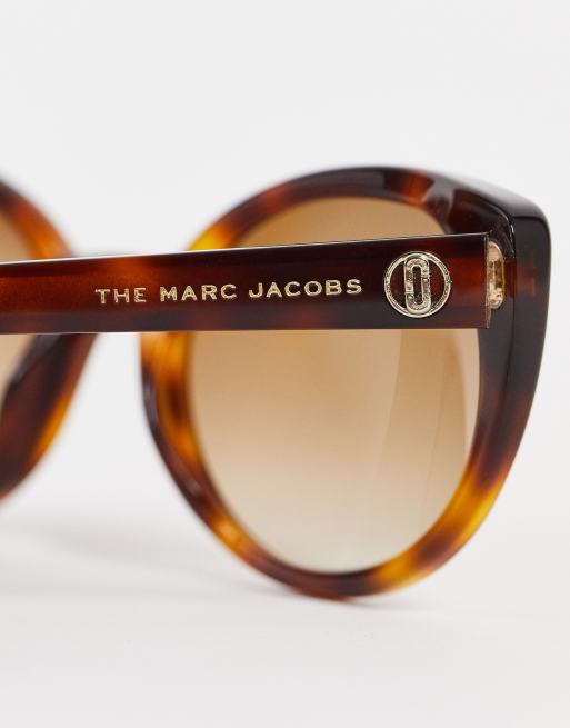 Marc Jacobs Lunettes de soleil rondes monture yeux de chat