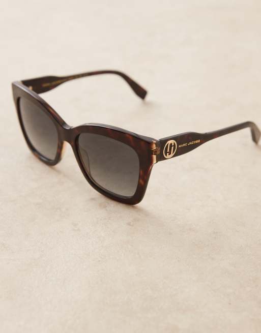 Marc Jacobs - Lunettes de soleil yeux de chat - Beige Havane , 2 de 3