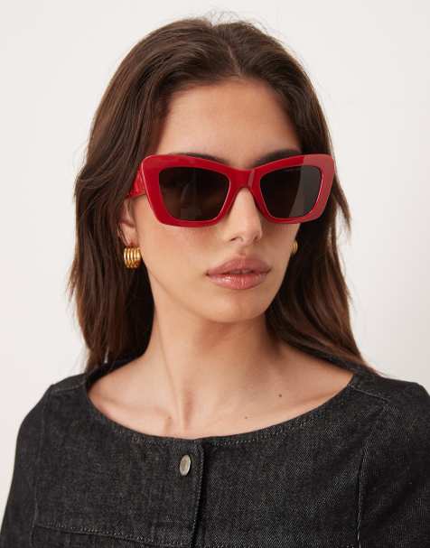 Marc Jacobs - Lunettes de soleil yeux de chat - Rouge - view 1
