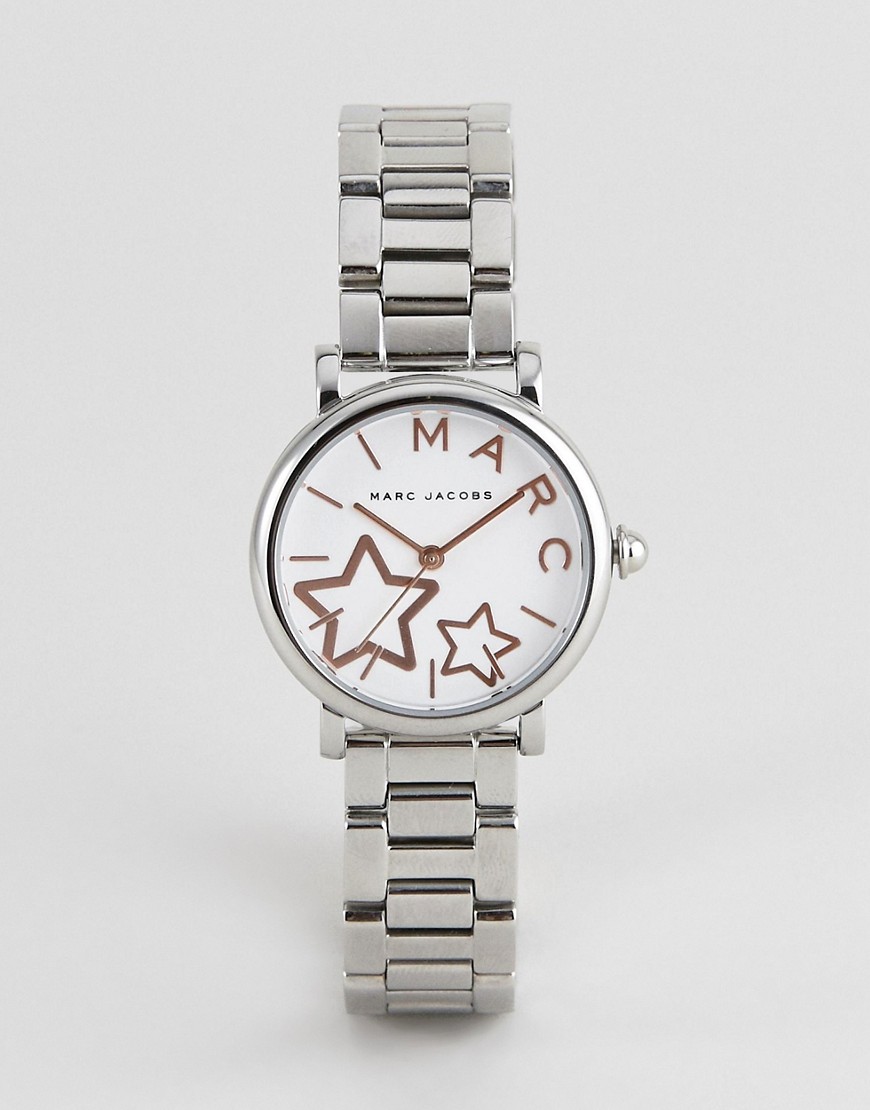 Marc Jacobs - MJ3591 - Dames - Horloge van roestvrij staal met sterren wijzerplaat-Zilver
