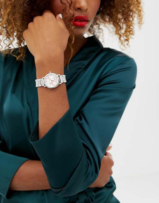 Marc Jacobs MJ3591 ladies stainless steel watch with star dial