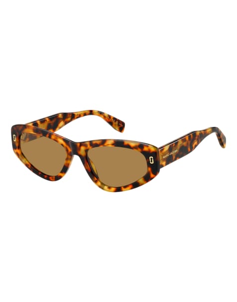 Marc Jacobs occhiali da sole cat-eye con lenti marroni, marrone - view 1