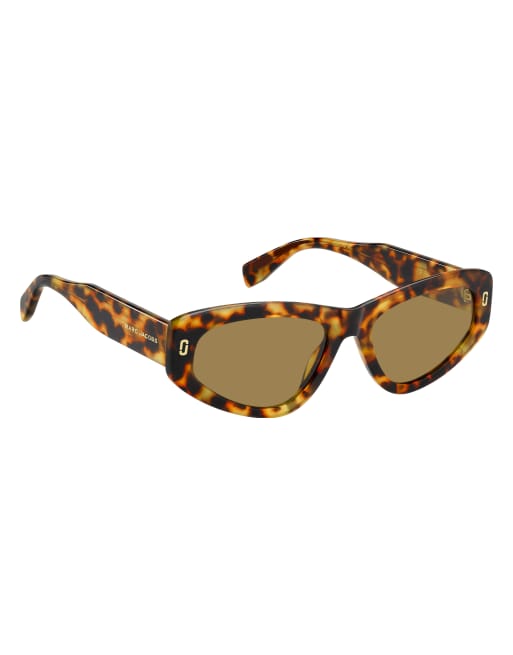 Marc Jacobs occhiali da sole cat-eye con lenti marroni, marrone, 6 di 7