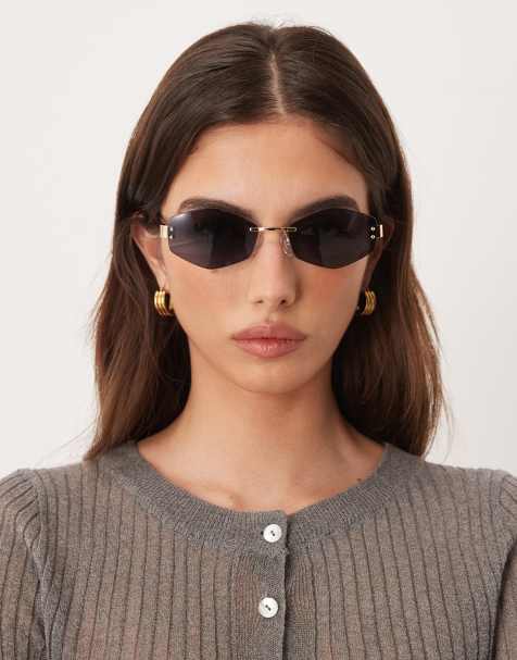 Marc Jacobs - Occhiali da sole squadrati oro/nero - view 1
