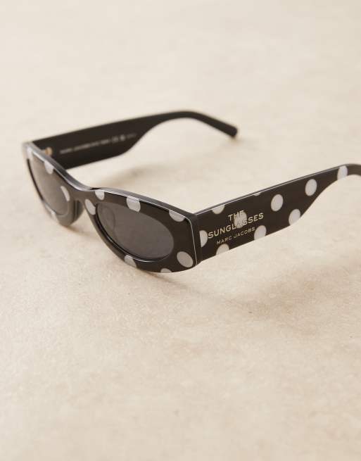 Marc Jacobs – Ovale Sonnenbrille mit Punktemuster, 2 von 3