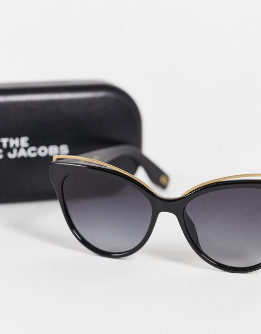 Marc jacobs oversized hot sale cat eye sunglasses