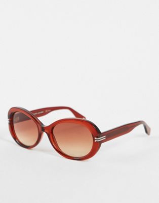 Marc Jacobs oversized round sunglasses in brown 1013/S