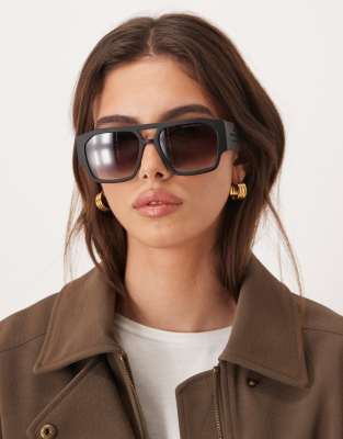 Marc Jacobs - Pilotensonnenbrille in Mattschwarz