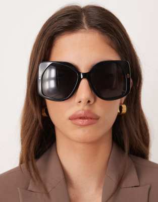 Marc Jacobs - Quadratische Sonnenbrille in Schwarz