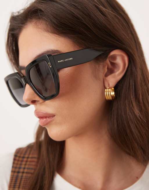 Marc Jacobs - Quadratische Sonnenbrille in Schwarz , 3 von 3