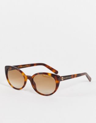 Marc Jacobs round cat eye sunglasses in tort 525/S