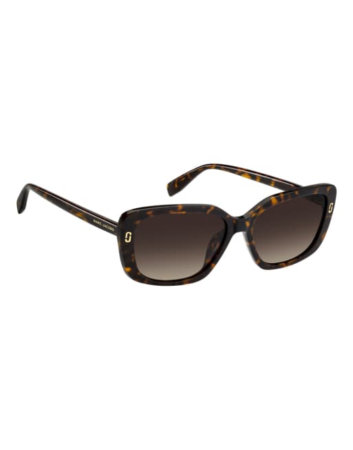 Marc Jacobs Sonnenbrille Marc jac sun rechteckig mit braun verlaufenden Gläsern in Braun, 4 von 6