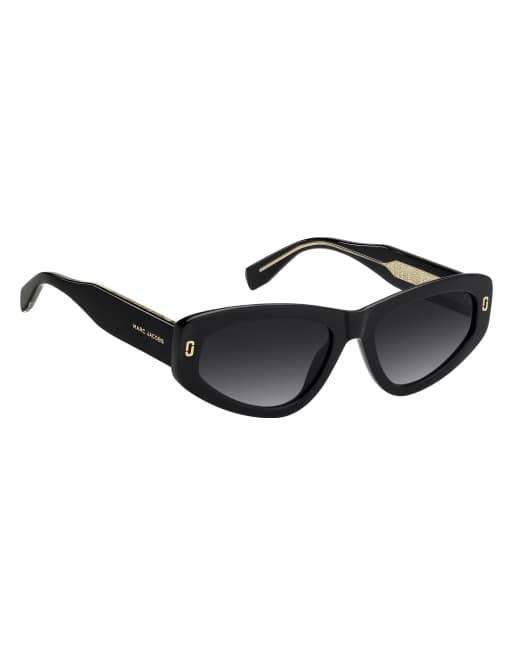 Marc Jacobs Sonnenbrille mit Cat-Eye-Form und grau getönten Gläsern in Schwarz, 6 von 7