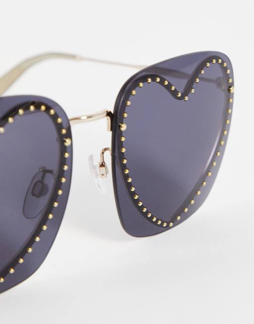 Marc jacobs best sale heart sunglasses