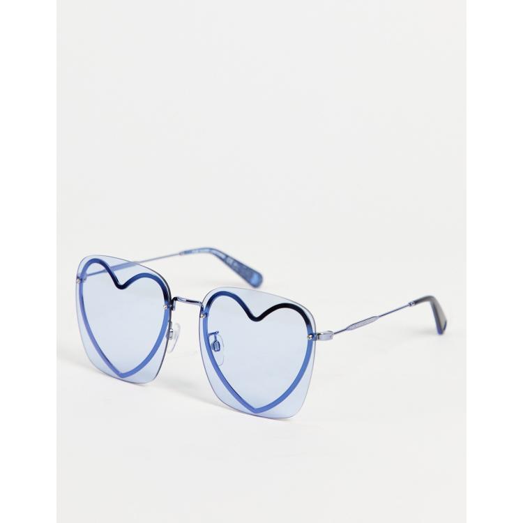 Marc jacobs heart sunglasses Marc Jacobs The 59mm Embellished Heart Square Sunglasses  main image 3