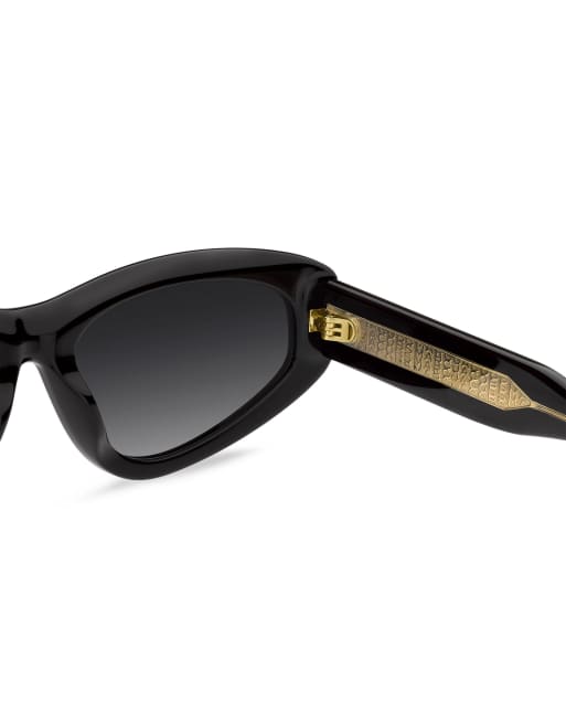 Marc Jacobs Sunglasses Marc jac sun cat eye sunglasses with grey shaded lenses in black, 5 of 7