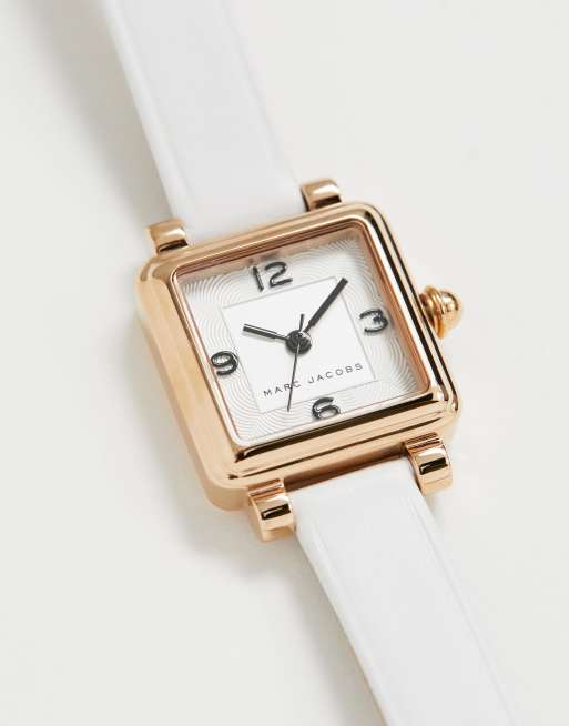 Marc jacobs watch hot sale leather band