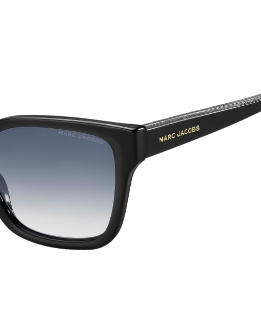 Marc Jacobs - Vierkante zonnebril in zwart , 3 van 3
