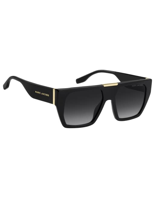 Marc Jacobs - Zonnebril met vierkant montuur in zwart , 4 van 4