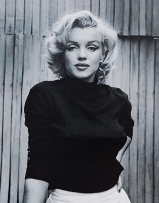 Marilyn Monroe kunsttryk 30 x 40cm-Multifarvet