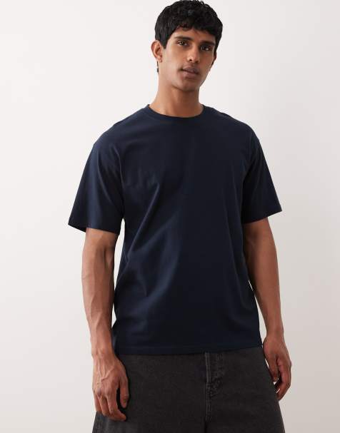 Marineblå t-shirt fra Jack & Jones Essentials - view 1