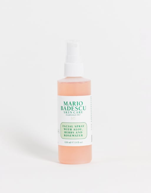 Mario Badescu Spray Facial de Aloe Vera, Plantas Aromáticas y Agua de Rosas