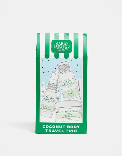 Mario Badescu – The Coconut Body – Zestaw trzech kosmetyków w rozmiarze podróżnym – taniej o 20%