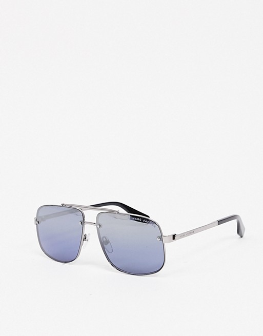 Marc Jacobs aviator sunglasses in silver