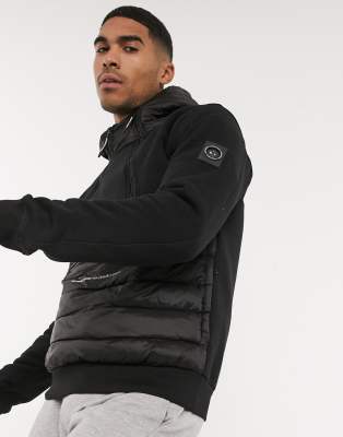 hybrid padded jacket