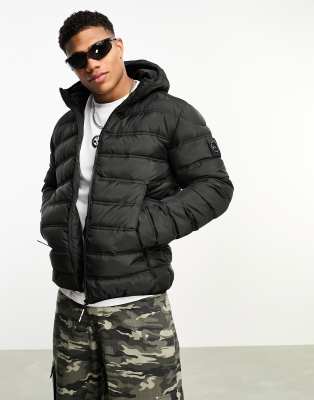 altitude bubble padded jacket in black