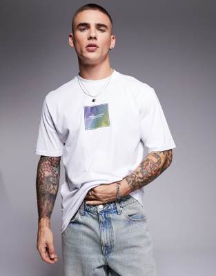 Marshall Artist box logo t-shirt in white