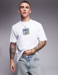 [Marshall Artist] Marshall Artist box logo t-shirt in white XL White