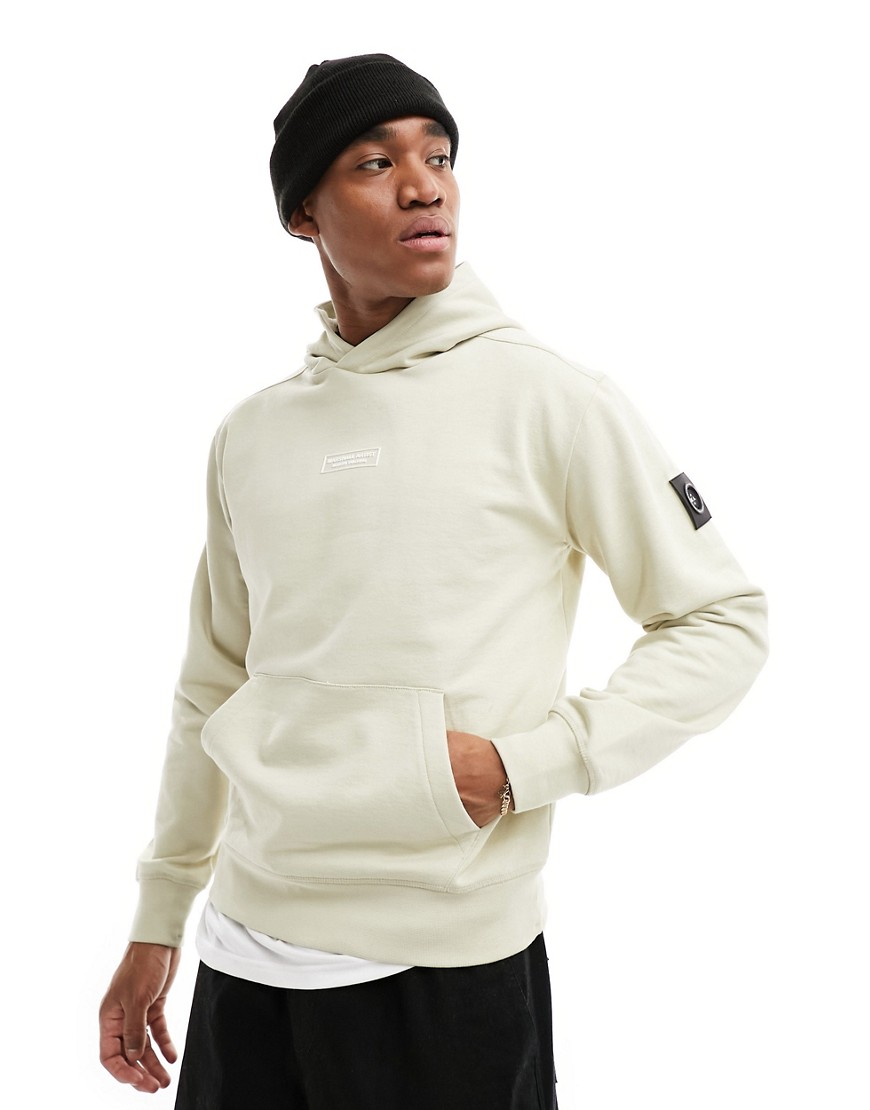 Marshall Artist branded hoodie in beige-Neutral