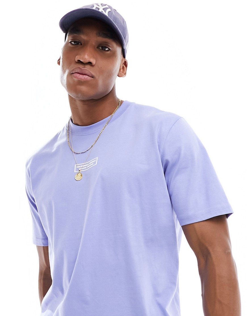 Marshall Artist branded short sleeve t-shirt in purple