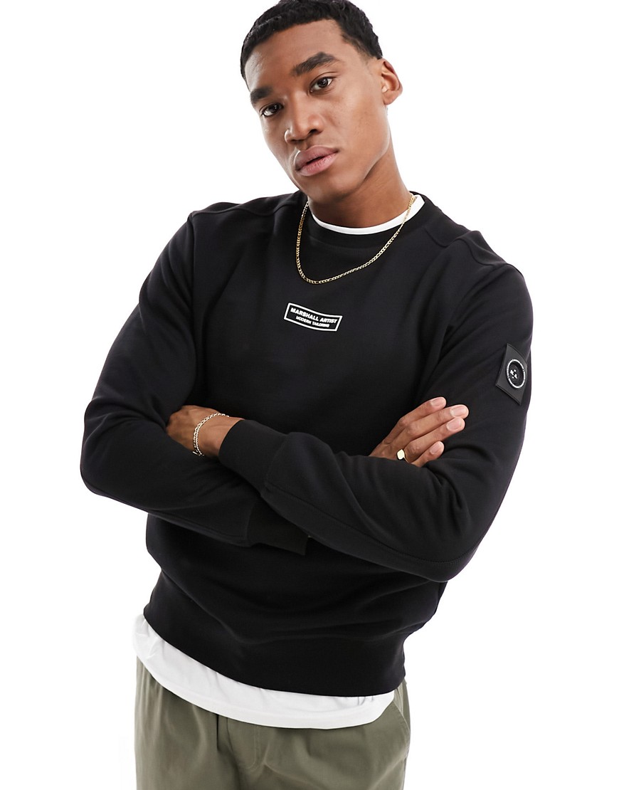 Marshall Artist branded sweatshirt in black