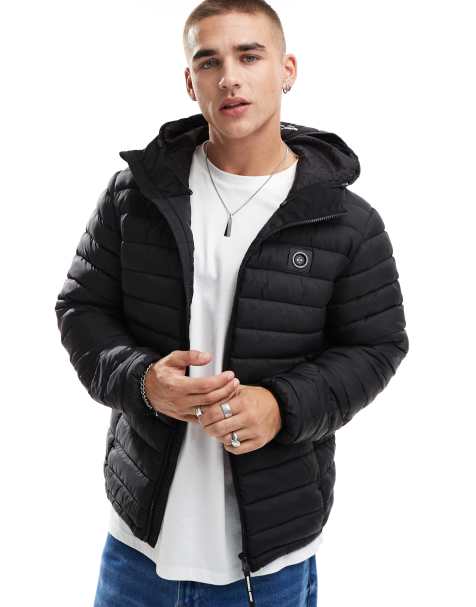 Marshall Artist Cascade bubble jacket in black - view 1