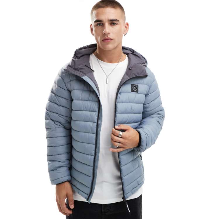 Marshall Artist cascade bubble jacket in grey ASOS