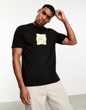 Fila Haze oversized t-shirt with back print in grey