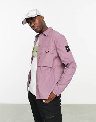 Marshall Artist Compata Overshirt In Dark Pink