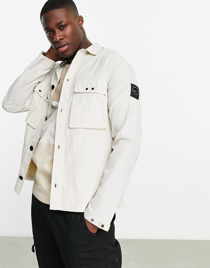 Marshall Artist Compata overshirt in off white