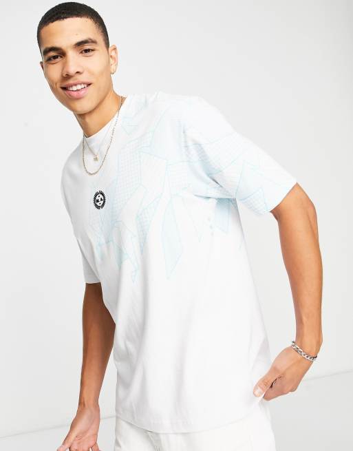 Marshall Artist Crystal Camo print t-shirt in white