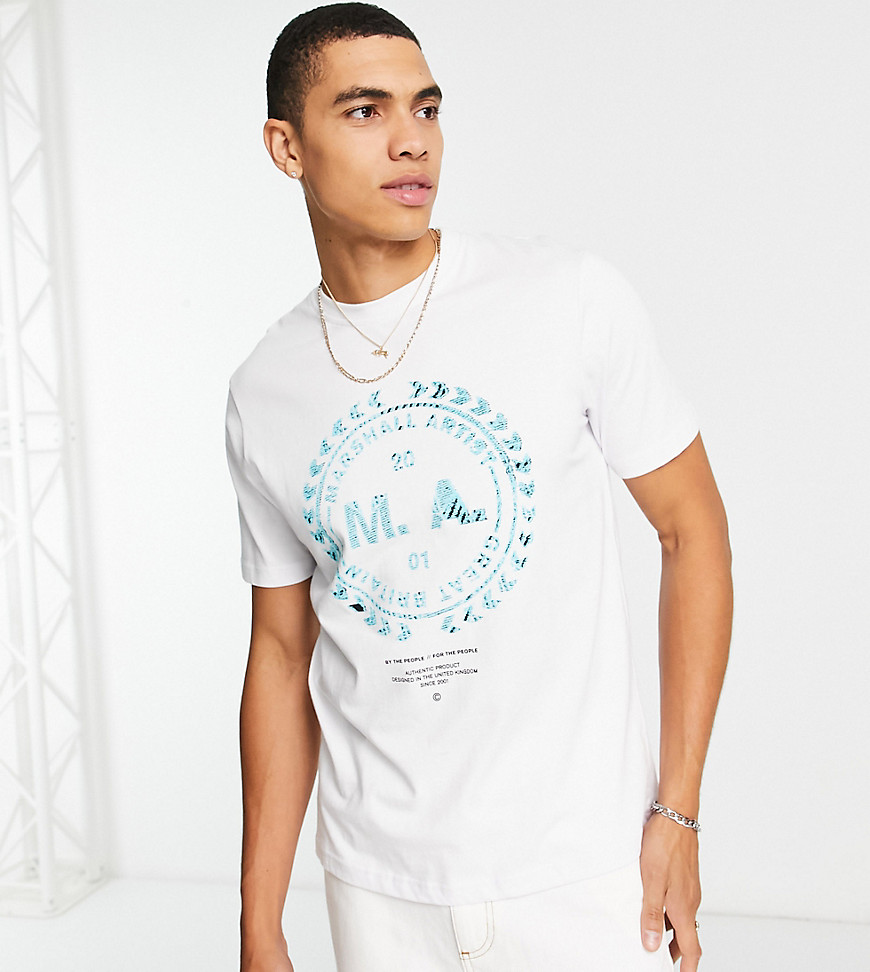 Marshall Artist crystallized siren print t-shirt in white