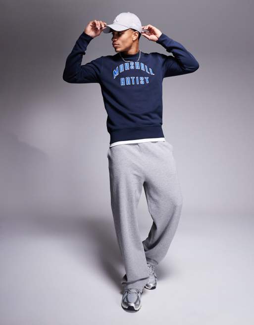 Marshall Artist - Detroit - Felpa color blu navy , 4 di 4