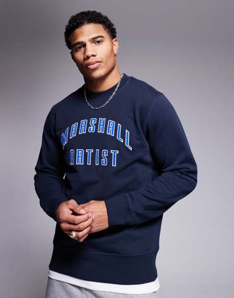 Marshall Artist - Detroit - Sweatshirt in marineblauw - view 1