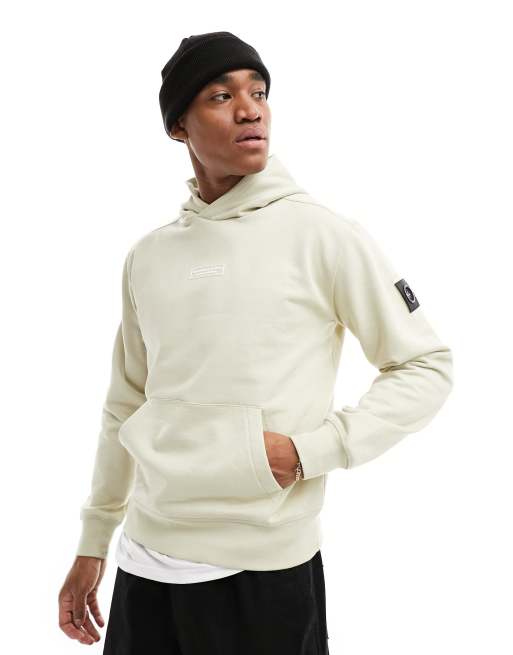 Marshall Artist - Felpa beige con cappuccio e logo