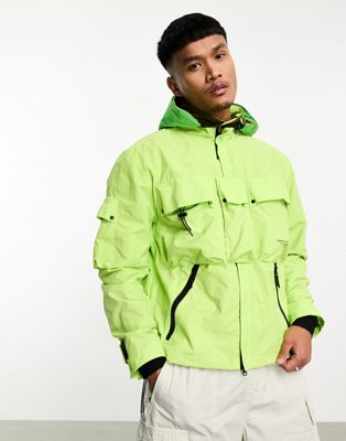 Marshall Artist forma technical jacket in green - ASOS Price Checker