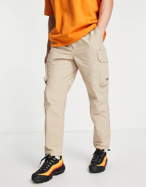 Marshall Artist forte polyamide cargo pants in beige ASOS