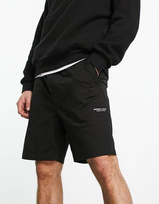 Marshall Artist Gabardine shorts in black