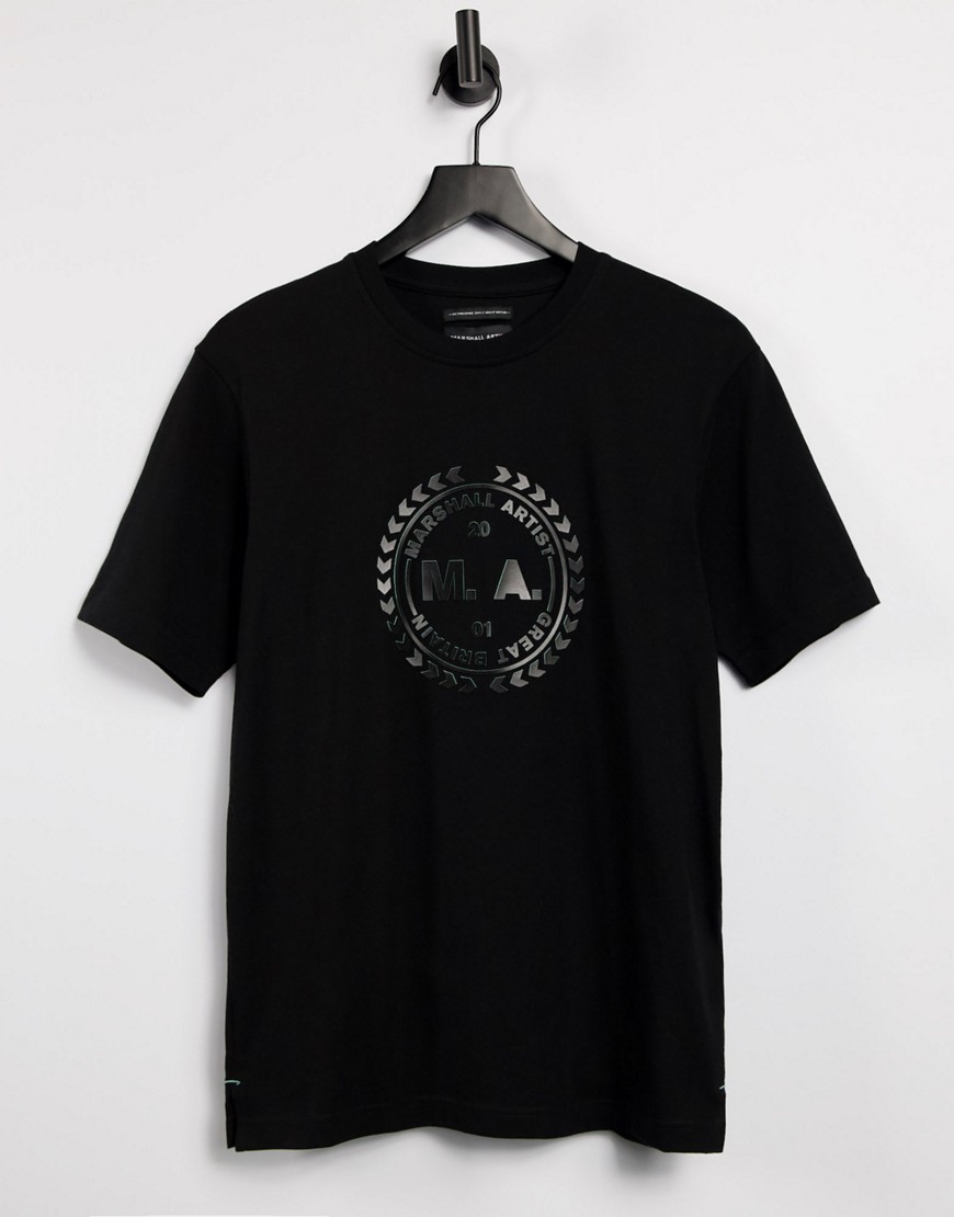 Marshall Artist - Hi-Density - T-shirt met logoprint in zwart