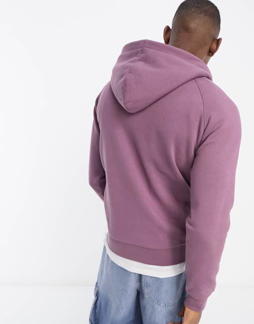 Marshall Artist Insignia half zip hoodie in purple ASOS